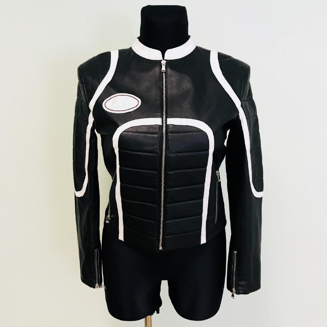 Women's Cafe Racer Biker Leather Jacket (1 of 9)