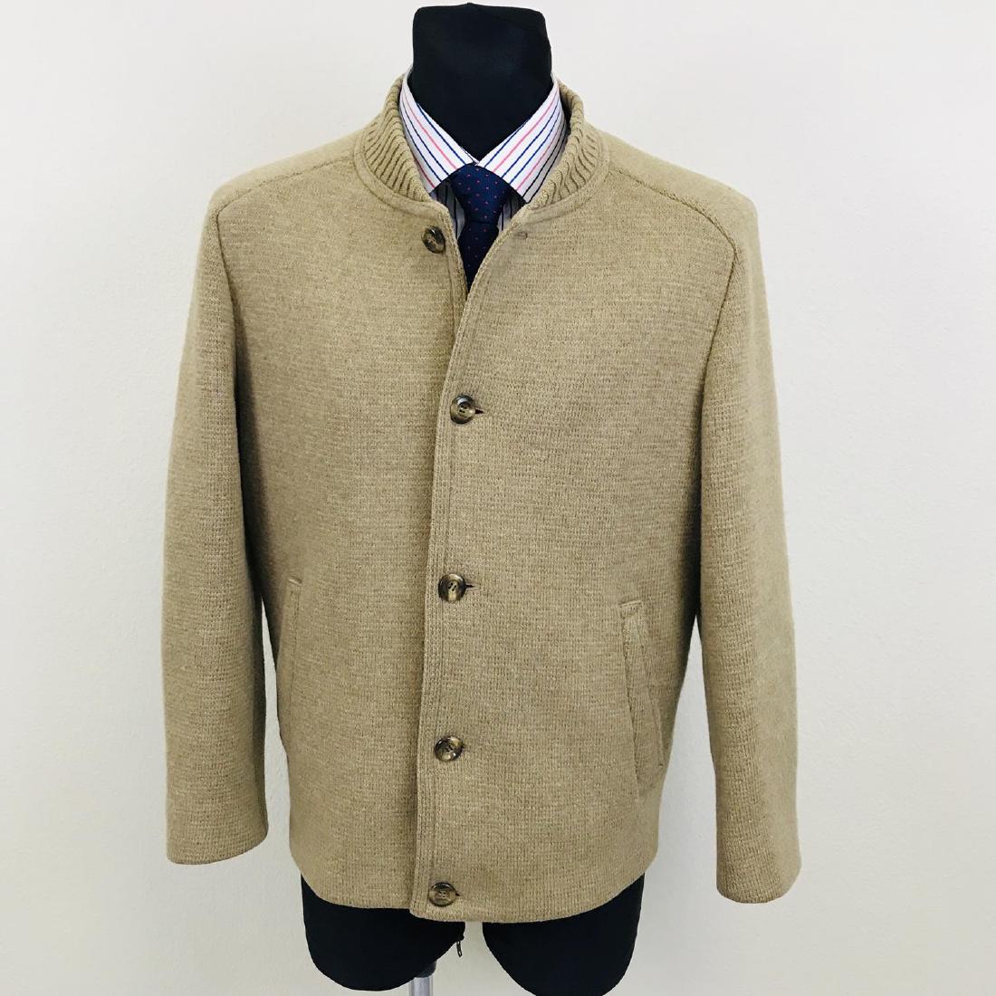 Vintage Men's 100% Wool Bomber Jacket (1 of 10)
