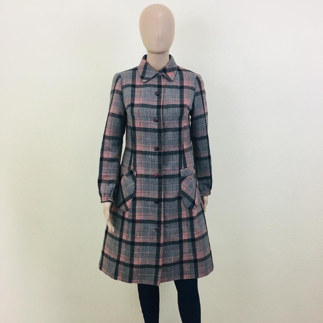 Women's Custom Tailored Long Blazer Jacket Coat: Size EUR 38 US 8 Armpit to Armpit: 17 in. Sleeve from shoulder seam: 22 in. Shoulder to shoulder: 14 in. Total length: 38 in.