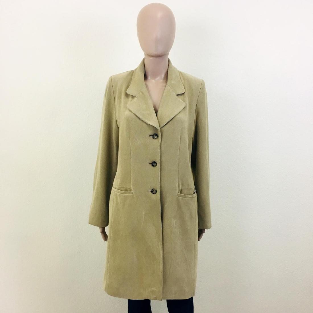 Vintage Women's Le Million Long Blazer Jacket: Size EUR 38 US 8 Armpit to Armpit: 18.5 in. Sleeve from shoulder seam: 24 in. Shoulder to shoulder: 15 in. Total length: 36 in.