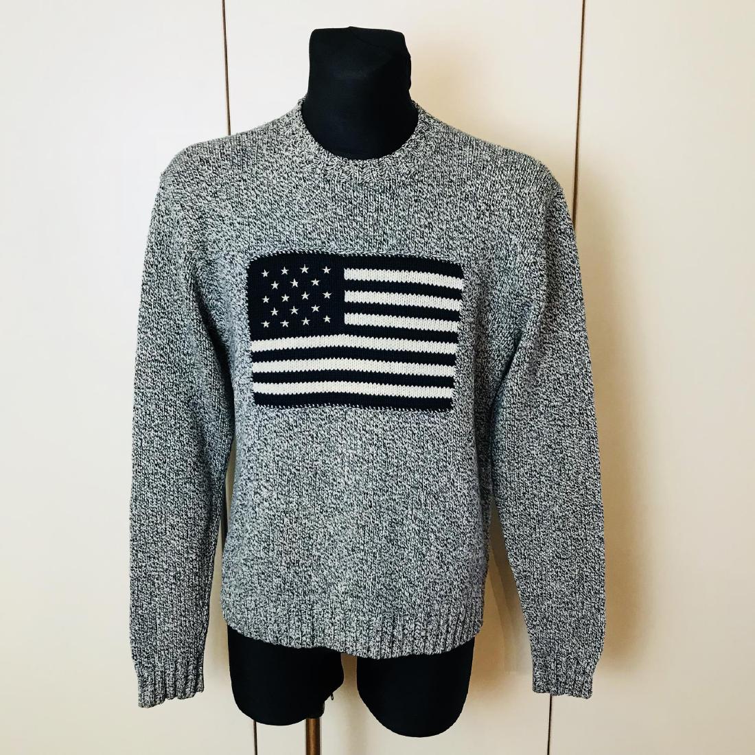 Men's Polo By Ralph Lauren Sweater Size M: Size M Vintage Cotton Armpit to Armpit: 22 in. Sleeve from shoulder seam: 26 in.