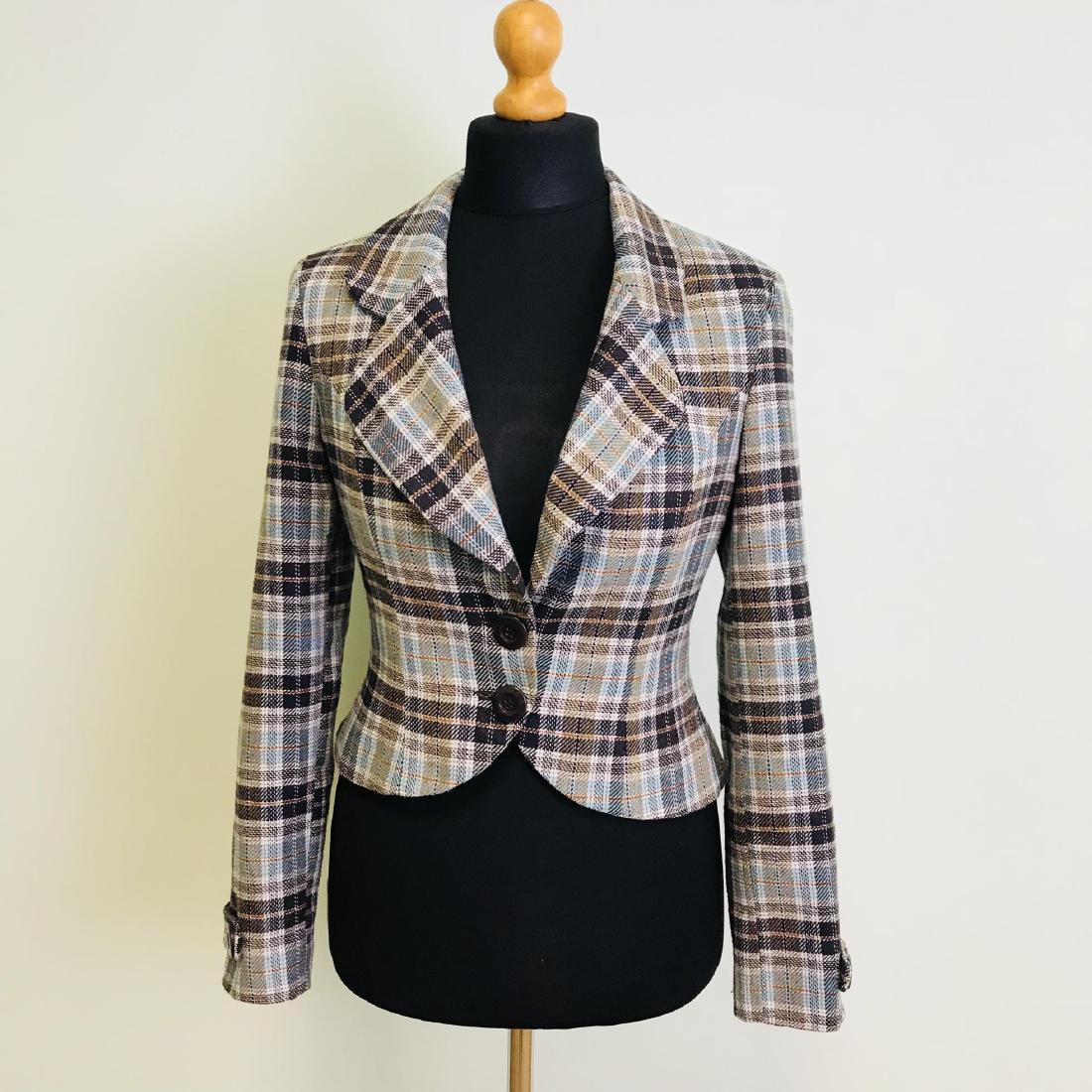 Women's orsay High Quality Blazer Jacket: Size EUR 36 US 6 Armpit to Armpit: 17.5 in. Sleeve from shoulder seam: 24.5 in. Shoulder to shoulder: 15 in. Total length: 21 in.
