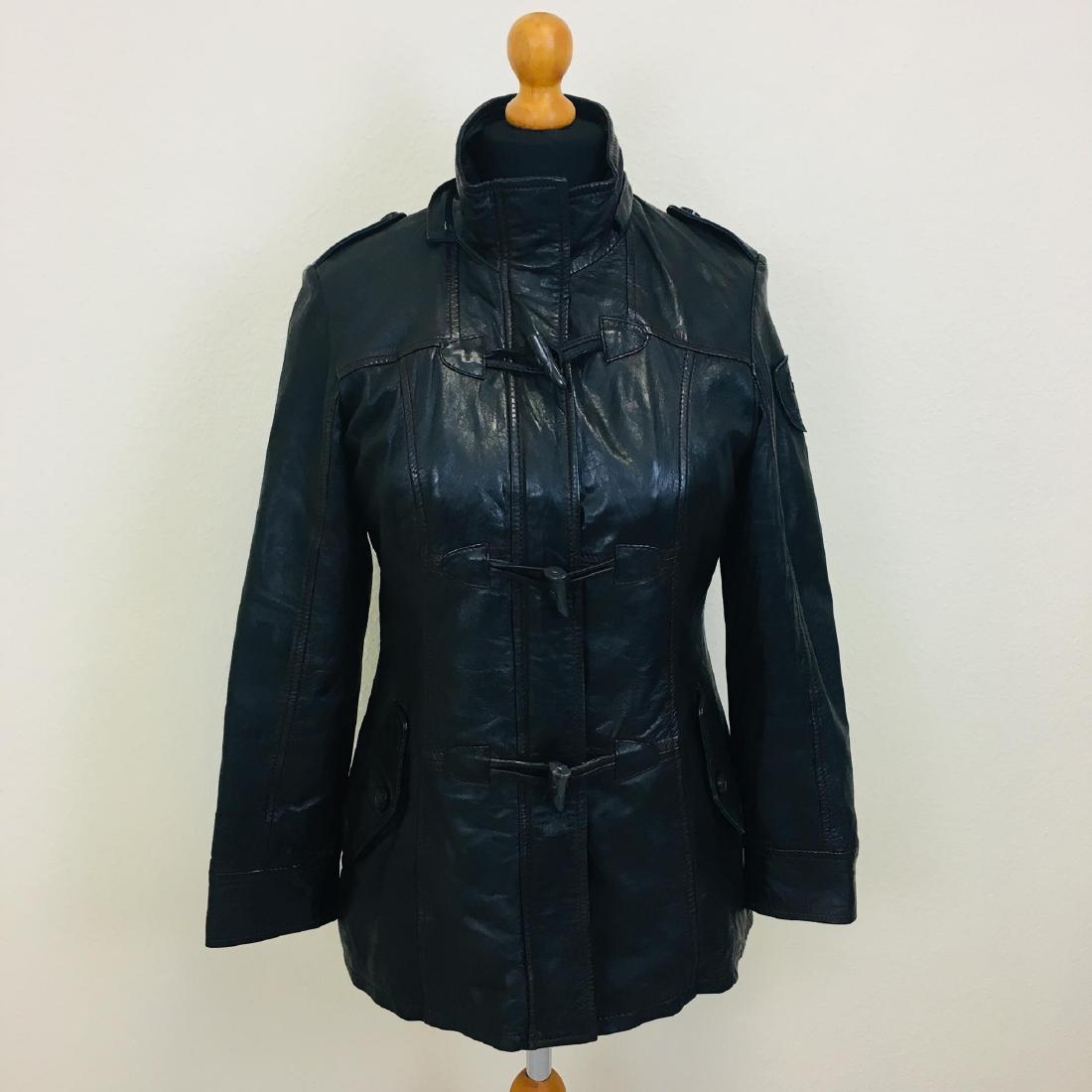 Vintage Women's Gipsy German Leather Jacket: Size M 100% Leather Color: Dark Brown Armpit to Armpit: 19 in. Sleeve from shoulder seam: 24 in. Shoulder to shoulder: 16.5 in. Total length: 28 in.