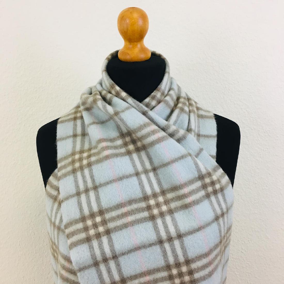 Vintage Burberry 100% Lambswool Scarf: Measurements (inches): Width: 11.5 Length: 64