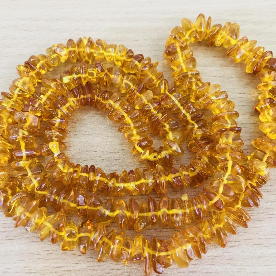 Long Polished Baltic Amber Necklace (1 of 9)