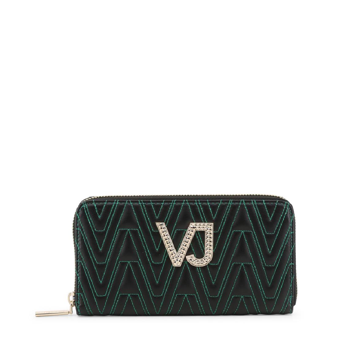 Versace Jeans Designer Wallet: Gender:Woman Material:synthetic leather Fastening:zip Inside:credit card holderdocuments compartmentcoin purse Width cm:19.5 Height cm:10.5 Depth cm:2.5 Original case:yes