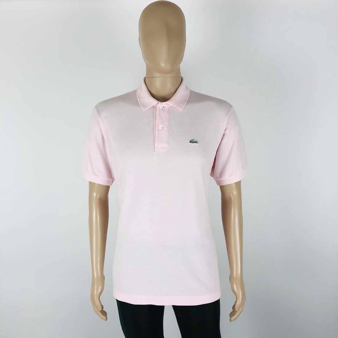 Men's Lacoste Polo Shirt: Size 5 (Large) Armpit to Armpit: 23.5 in. Shoulder to shoulder: 20 in. Total length: 30 in.