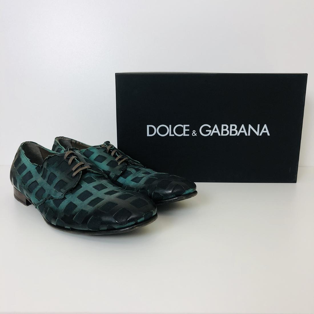 Men's Dolce & Gabbana Leather Shoes US 11: Size EUR 44 UK 10 US 11 Vintage Style - These are brand new unworn shoes made to look old. 100% Authentic 100% Leather Retail price: USD 1195,00