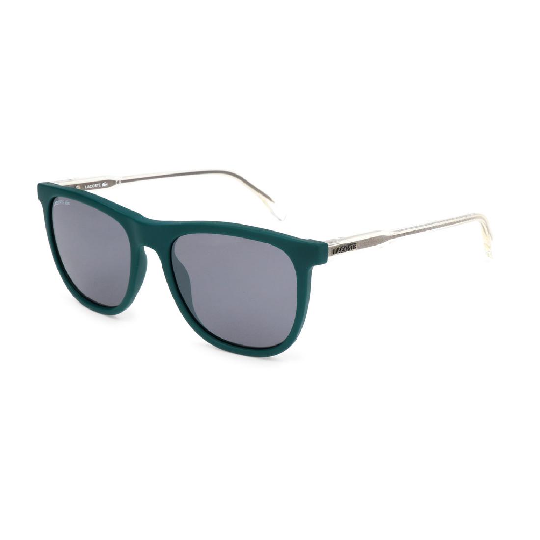 Designer Lacoste Sunglasses: Gender:Man Lenses:mirrored Frame:acetate Bridge, mm:18 Temples, mm:145 Lenses diameter, mm:54 protection:UV3 Logo:yes Original packaging:yes