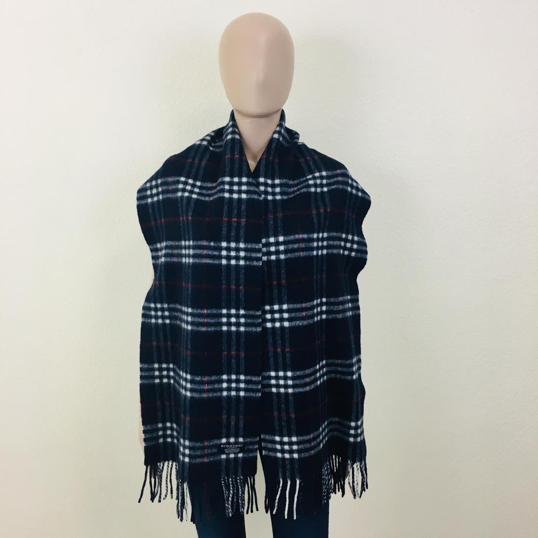 Vintage Burberry 100% Lambswool Big Scarf / Shawl: Measurements (inches): Width: 12.5 Length: 72