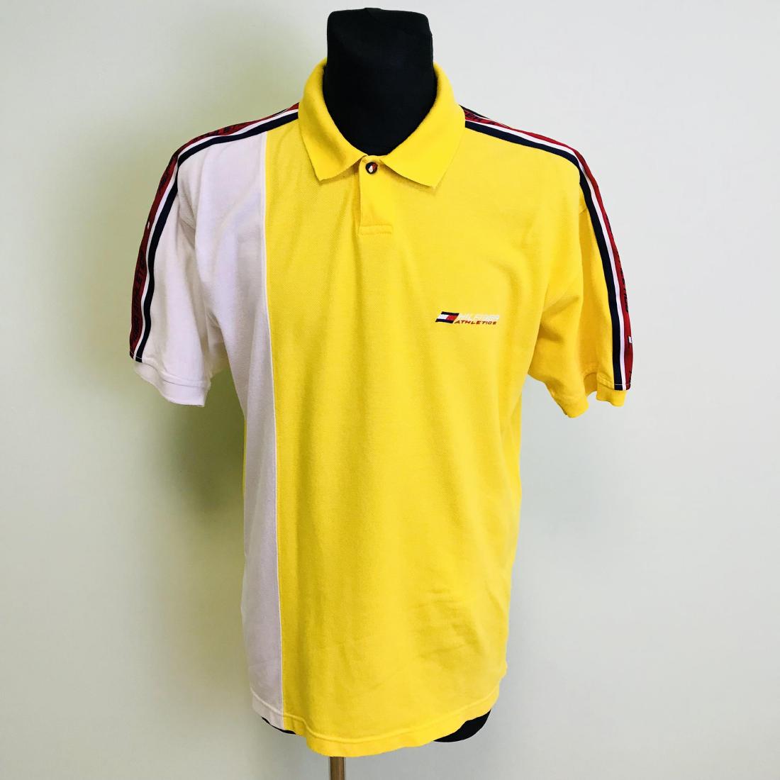 Vintage Men's Tommy Hilfiger Athletics Polo Shirt Size: Size L Armpit to Armpit: 23 in.
