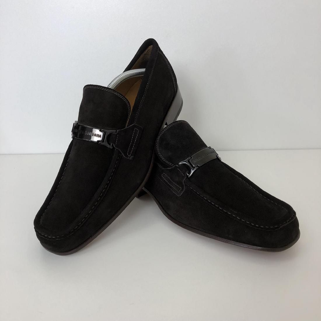 Men's Dolce & Gabbana Suede Leather Loafers US 10: Size EUR 43 UK 9 US 10 Color: Brown 100% Authentic 100% SuedeLeather Retail price: USD 1095,00