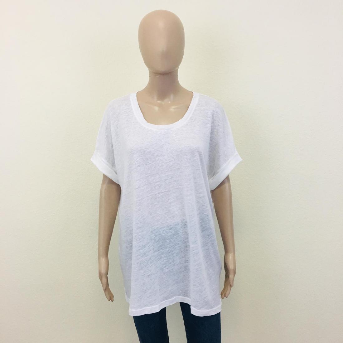 New Women's ZARA Oversized Linen Top Blouse Size M (1 of 9)