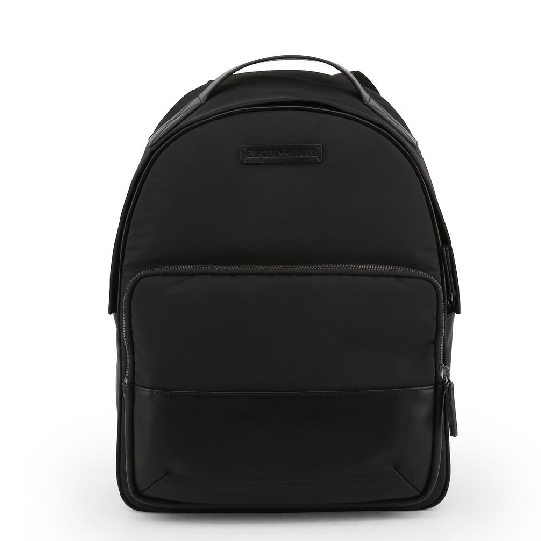 Unisex Emporio Armani Backpack: Type:Backpack Material:polyester Main fastening:zip Handles:pack handlepadded shoulder straps Inside:linedpadded notebook compartment1 compartment Internal pockets:2 External pockets:1 Width cm:31 Hei