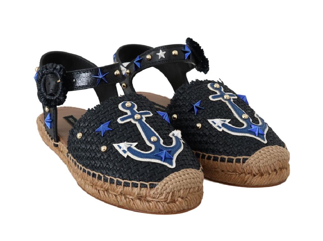 New Women's Dolce & Gabbana Espadrilles Sandals US 8: Size EUR 38 UK 5 US 8 100% Authentic