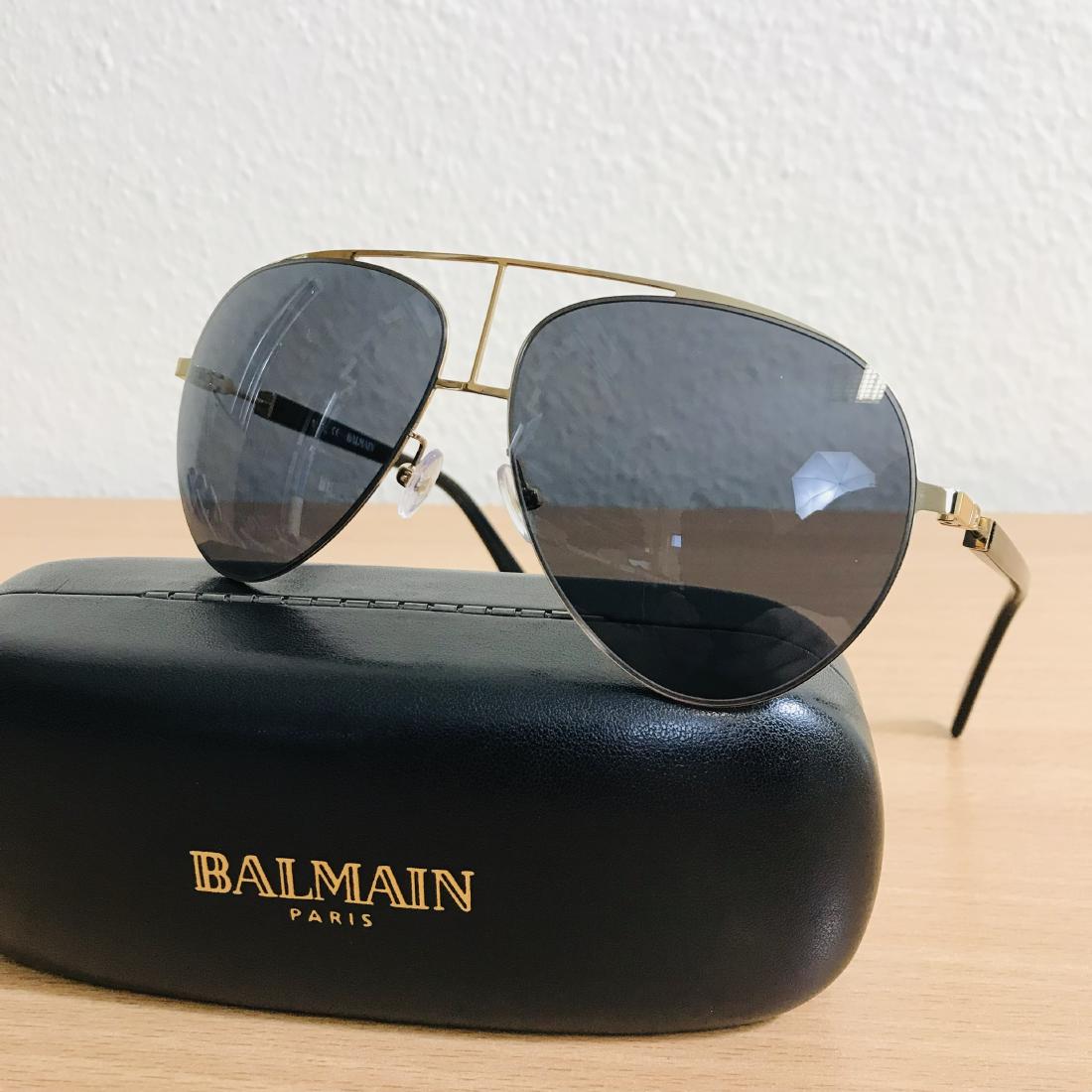 New PIERRE BALMAIN Designer Sunglasses: Gender: Unisex Frame: Gold Plated Steel Bridge, mm:13 Temples, mm:140 Lenses diameter, mm:59 Protection: UV3