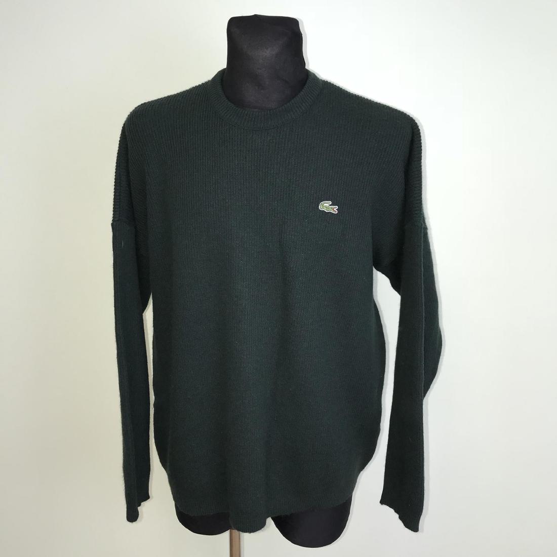 Vintage Men's Lacoste Wool Blend Sweater: Size 7 / XL Wool Blend Armpit to Armpit: 27 in.