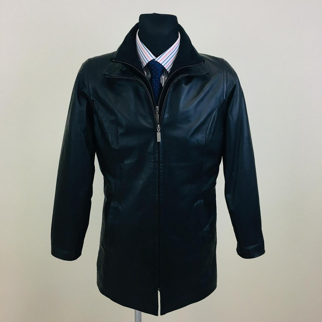 Men S Saki Warm Leather Jacket Coat