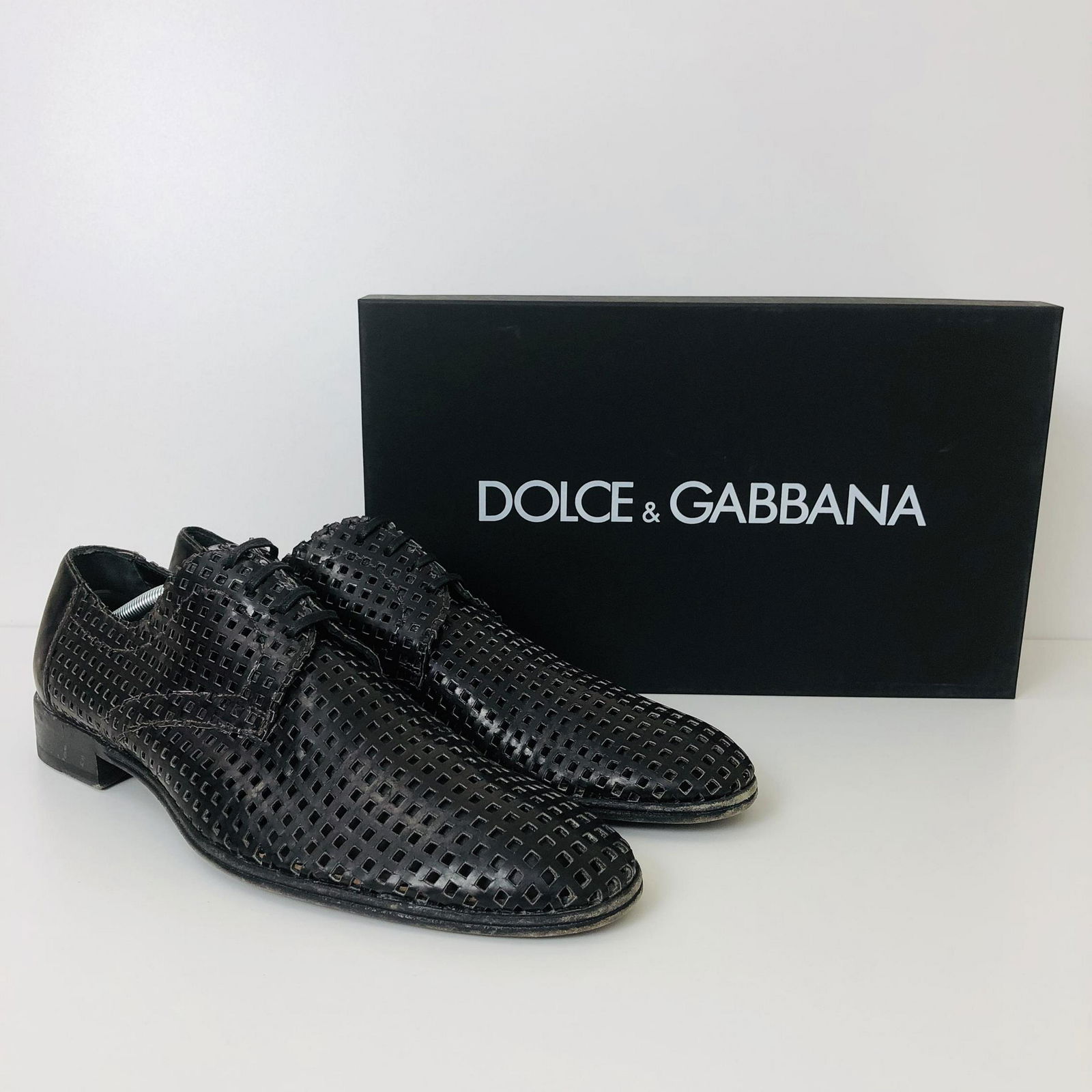 Men's Dolce & Gabbana Aged Leather Shoes US 10: Size EUR 43 UK 9 US 10 Vintage Style - Aged - These are brand new unworn shoes made to look old. Color: Brown 100% Leather 100% Authentic