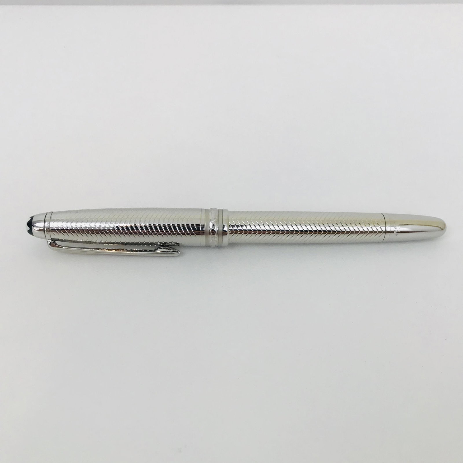 Montblanc Meisterstuck Ballpoint Pen: All stainless steel.Made in Germany. Comes without a box. Just the pen. (Pre-Owned).