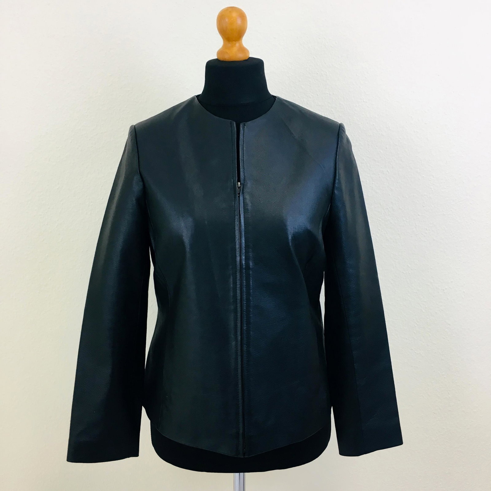 Women's Real Leather Black Jacket (1 of 8)