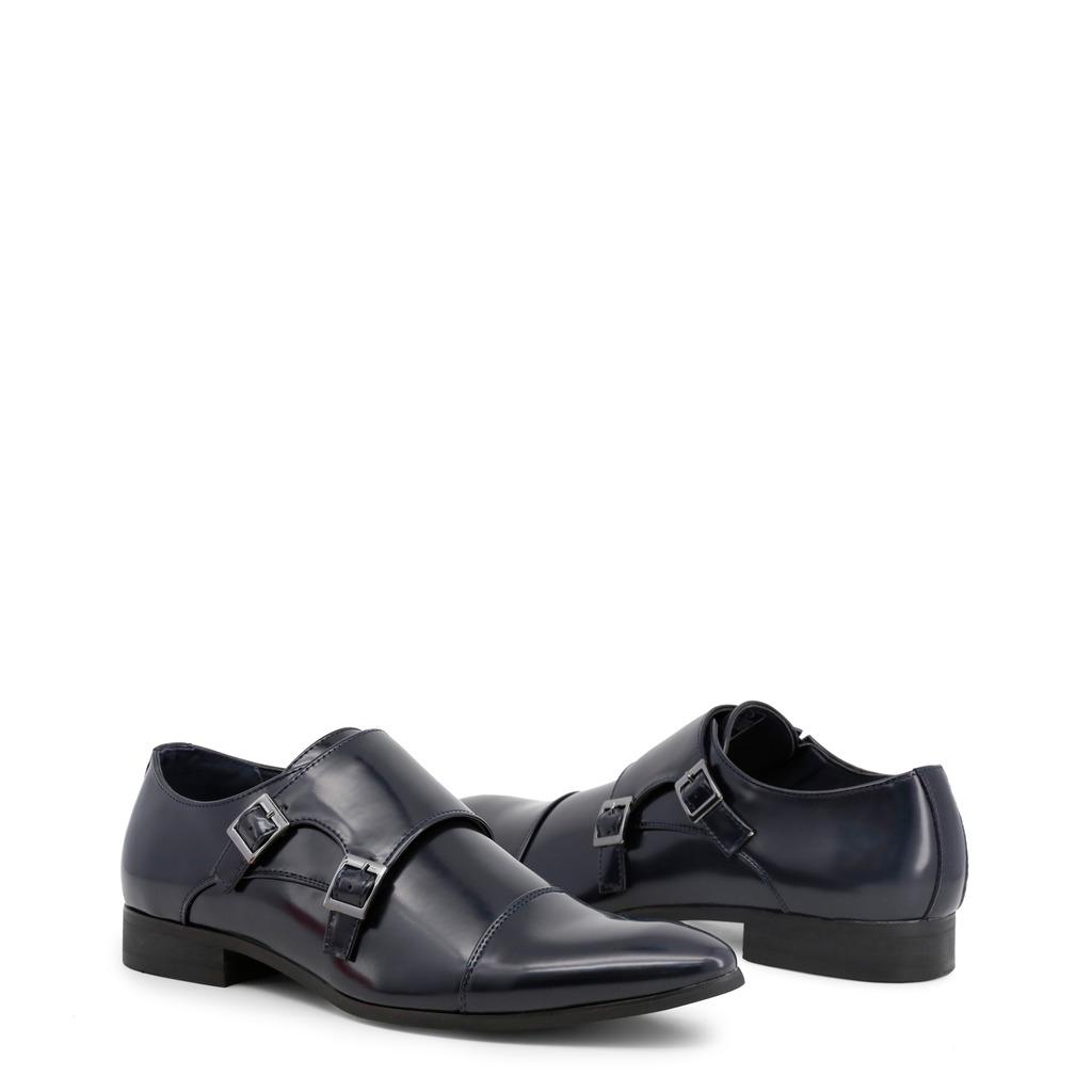Duca Di Morrone Men's Shoes Size EUR 44 US 11: Size EUR 44 US 11 - Upper: synthetic leather - Interior: synthetic and textile material - Sole: tunit - Double buckle, polished effect