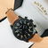 Rotary Men's Black Chronograph Watch