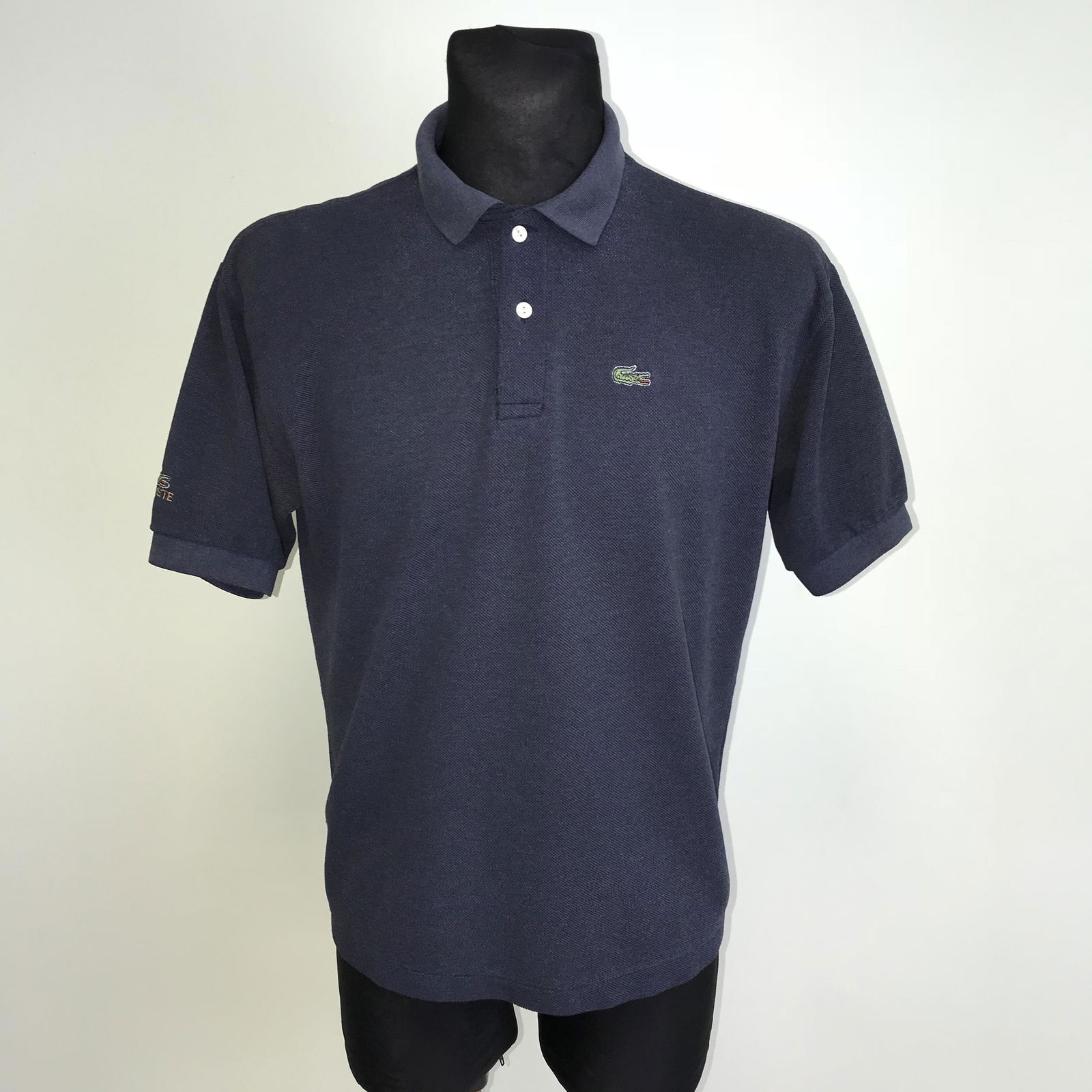 Vintage Men's Chemise Lacoste Polo Shirt Size M Short: Size M Short Armpit to Armpit: 22 in.