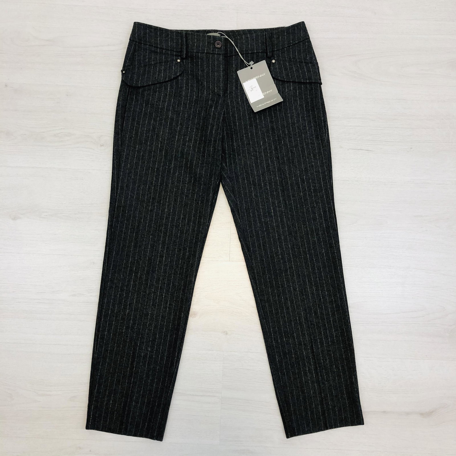 New Women's NEWPENNY Wool Blend 3/4 Trousers W32 L27: Size W32 L27 (US 8) (They are ankle length) 65% Wool 35% Polyester