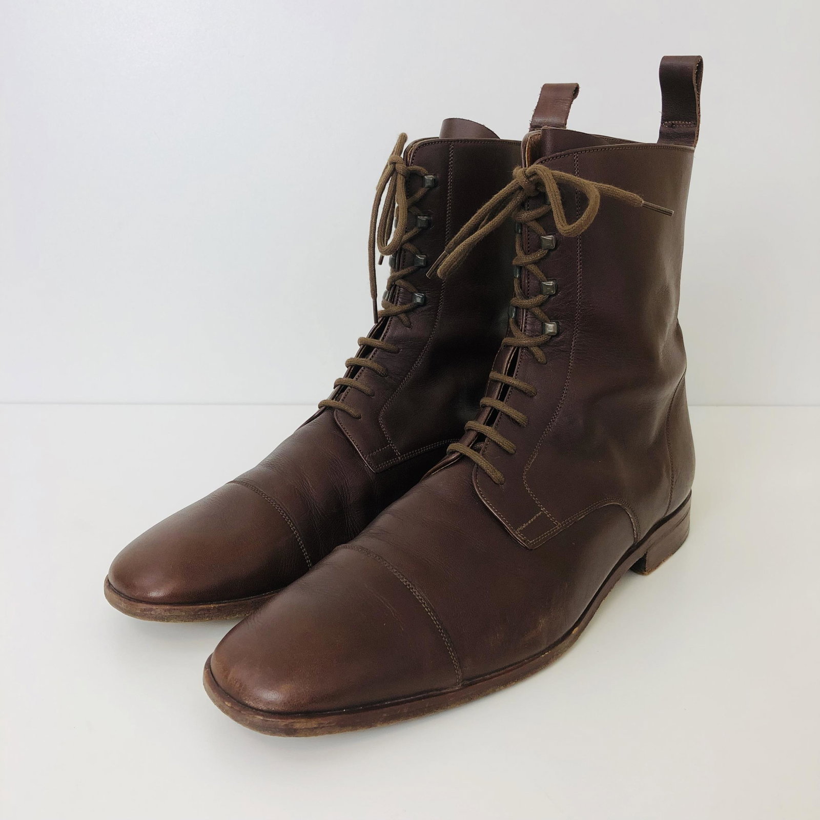 Men's Dolce & Gabbana Leather Boots Shoes US 11: Size EUR 44 UK 10 US 11 100% Authentic 100% Leather