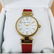 Serene Marceau Diamond Ladies Gold Plated Watch - 2