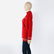 Vintage Women Red Chunky Wool Blend Sweater Size L - 3
