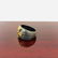 Men's NIALAYA 925 Rhodium Silver Gold Crest Ring Size - 2