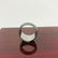 Men's NIALAYA 925 Rhodium Silver Gold Crest Ring Size - 6