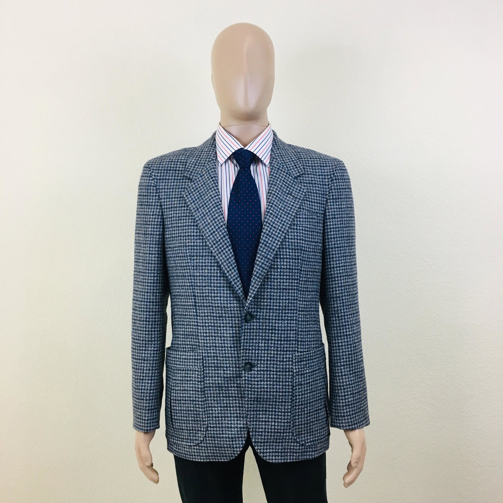 Vintage Men's Unknown Designer Wool Tweed Blazer (1 of 11)
