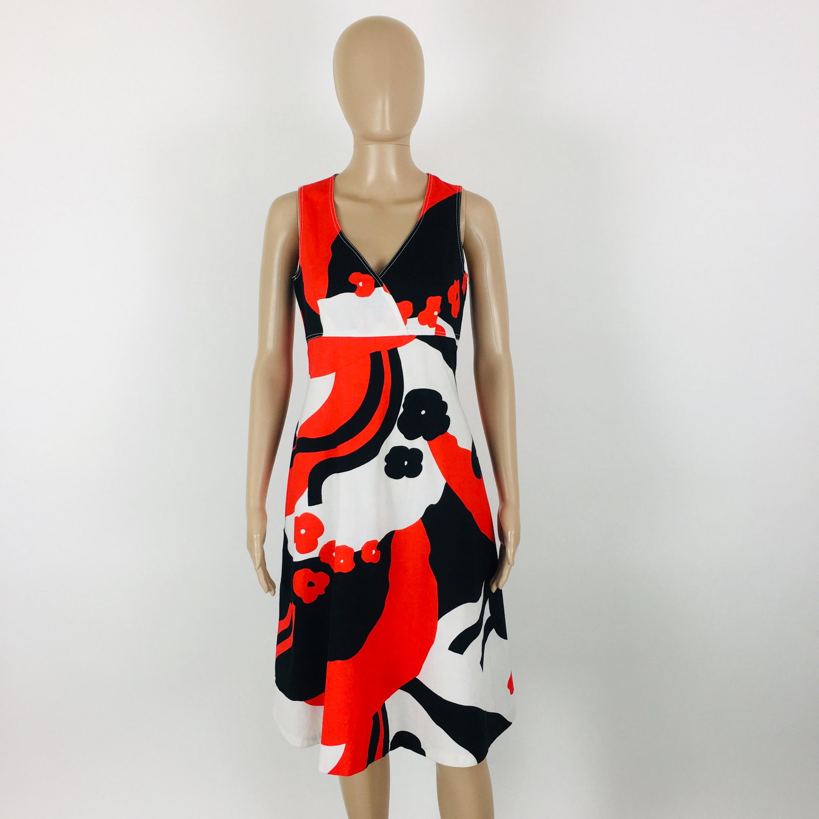 Vintage Women's High Quality Scandinavian Dress: Size EUR 38 US 8Armpit to Armpit: 17 in.Toltal length: 39.5 in.