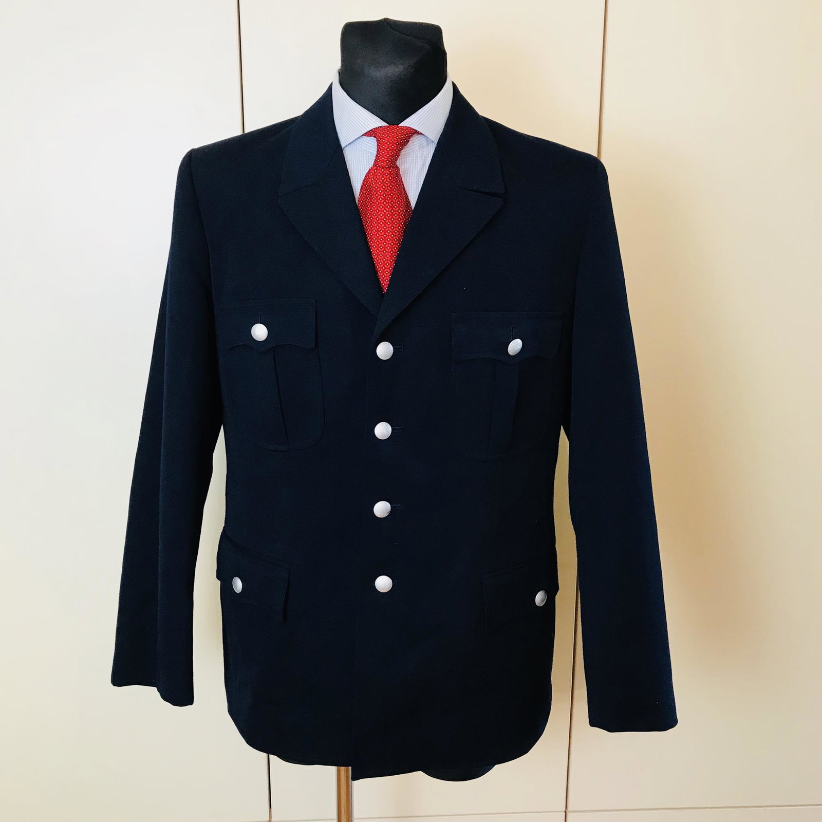 Vintage Men's German Military Officer Jacket Size US 38 (1 of 5)