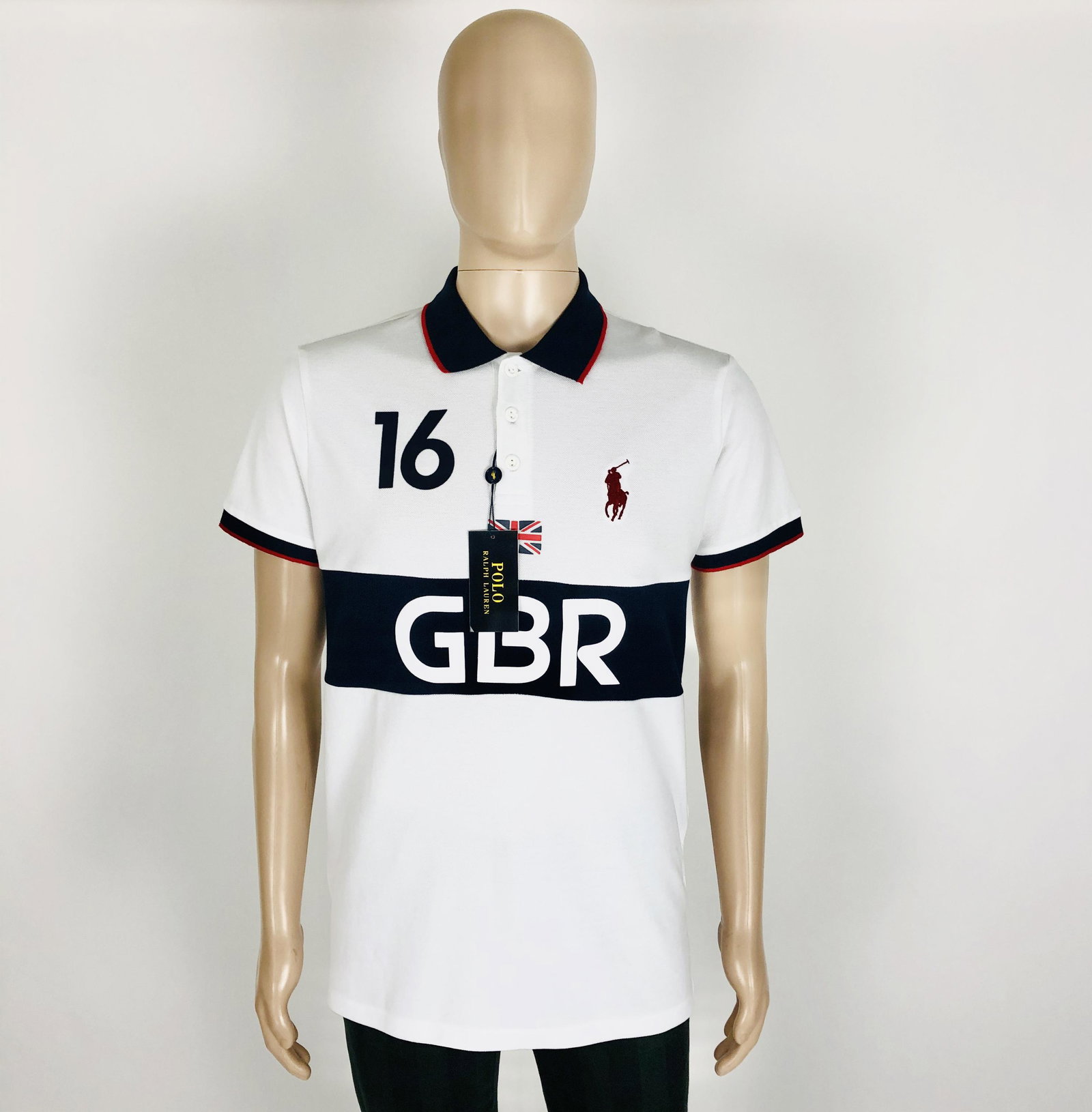 Ralph Lauren Men GBR Polo Shirt Size M (1 of 9)