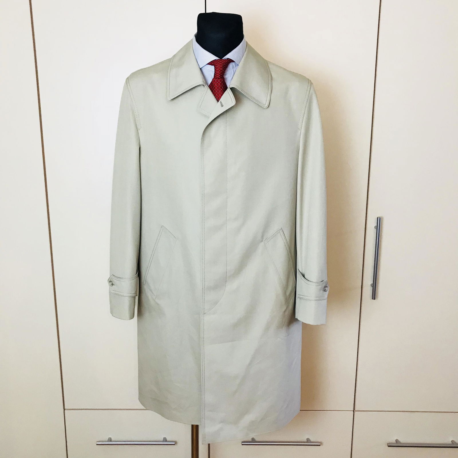 Vintage Men's Beige Trench Coat Size US 42 / EU 52 (1 of 10)