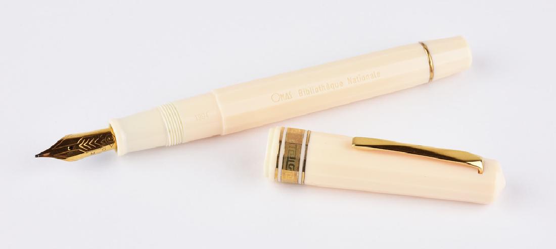 DUE PENNE STILOGRAFICHE, OMAS, EDIZIONI LIMITATE MOMA E (1 of 4)