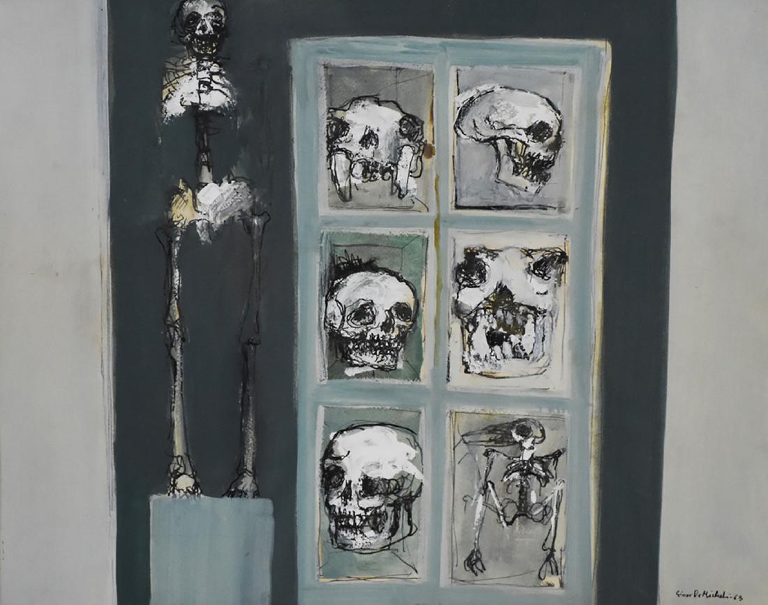 Gioxe De Micheli, SCHELETRI IN VETRINA (1 of 2)