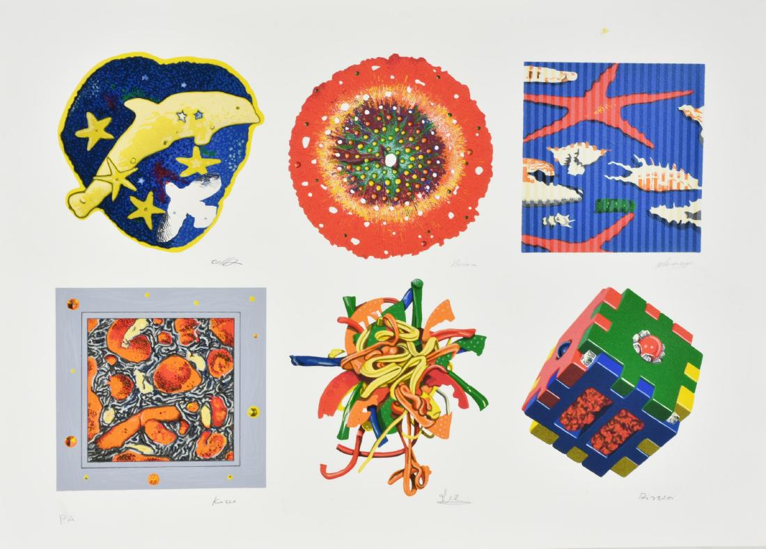 Cracking Art Group SENZA TITOLO serigrafia materica su: Cracking Art Group SENZA TITOLO serigrafia materica su carta, cm 55,5x76 esemplare P.A. sul fronte: firme