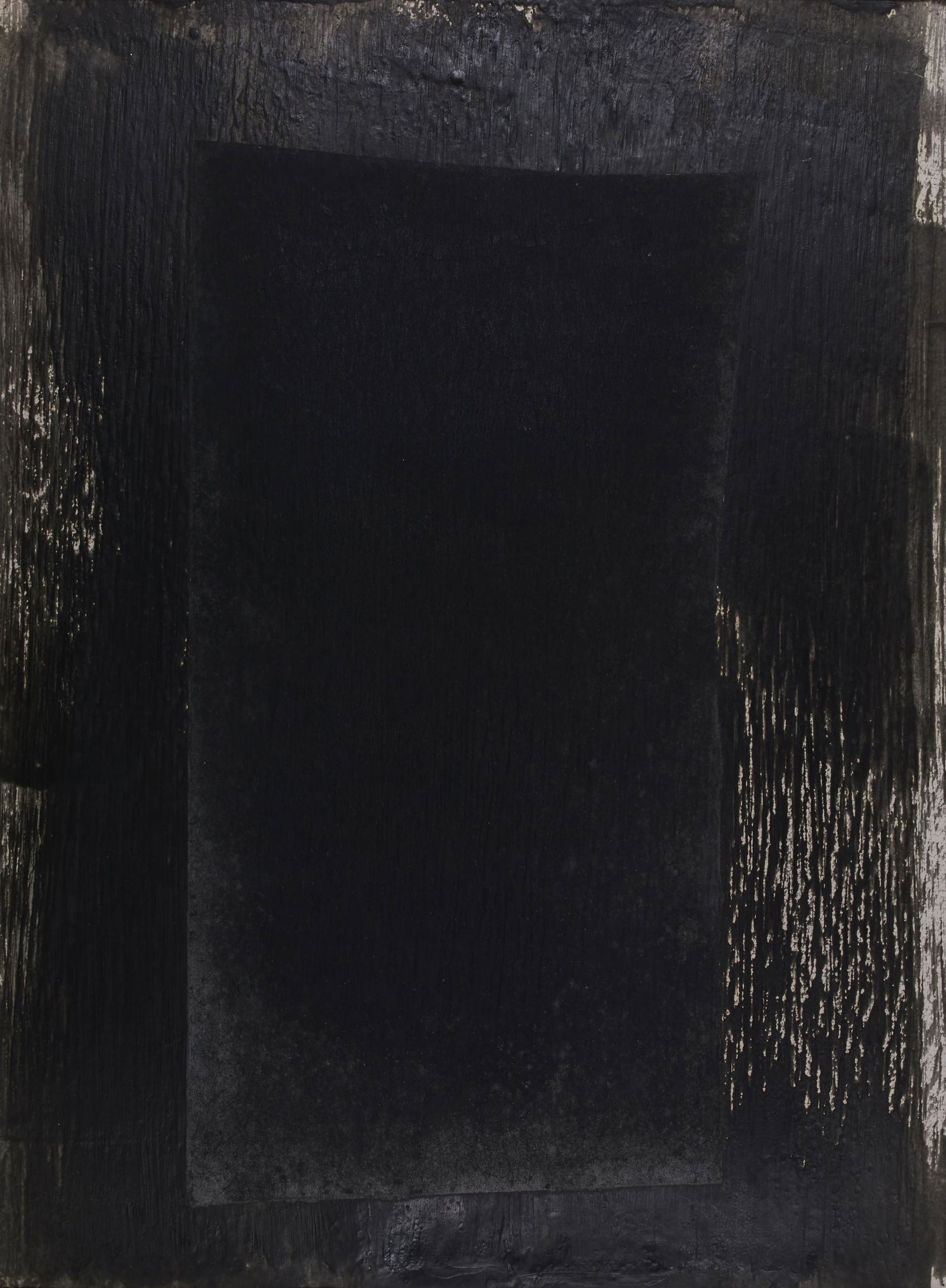 Paolo Cotani SENZA TITOLO tecnica mista e cera su: Paolo Cotani SENZA TITOLO tecnica mista e cera su cartoncino, cm 76,5x56,5 sul retro: firma e data eseguito nel 1993