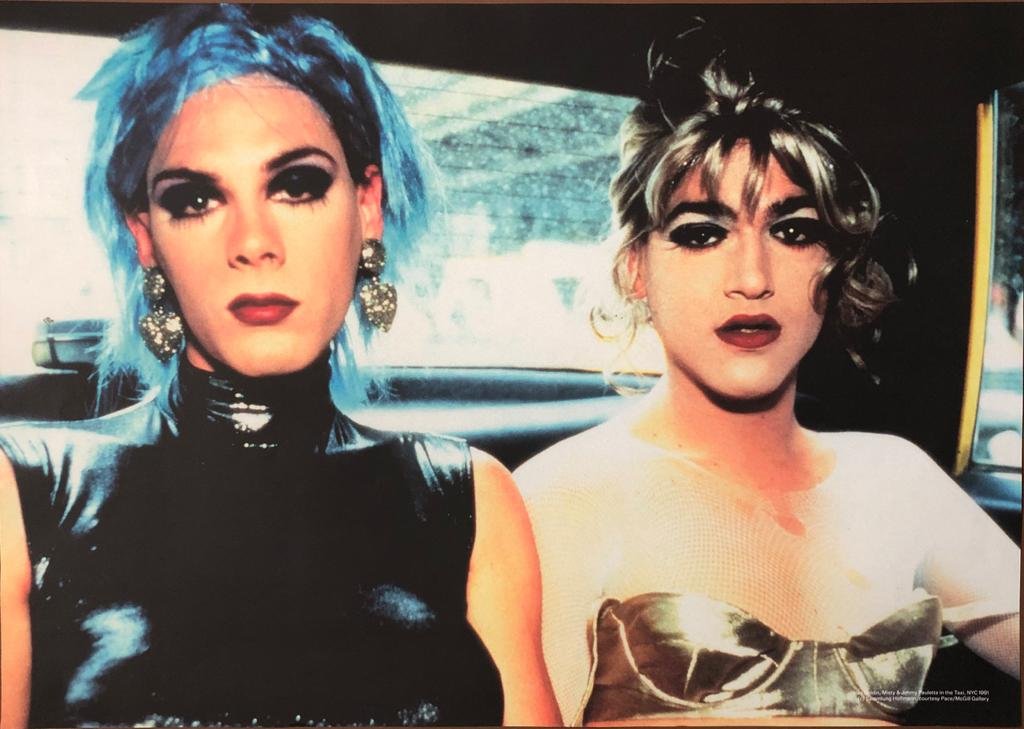 Nancy "Nan" Goldin (American, 1953): Nancy "Nan" Goldin (American, 1953) poster, size , NYC 1991 Title: Misty & Jimmy Paulette in the Taxi