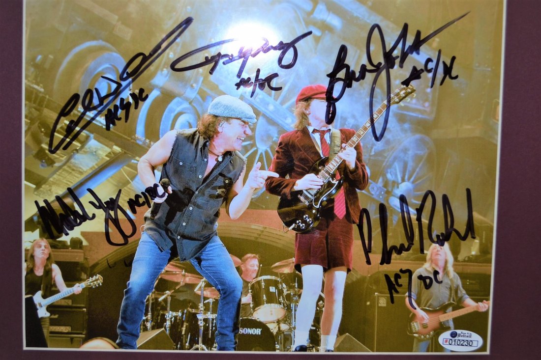 AC/DC Autograph Photo . AC/DC sign Photo. Rock and Roll - Dec 09, 2018 ...