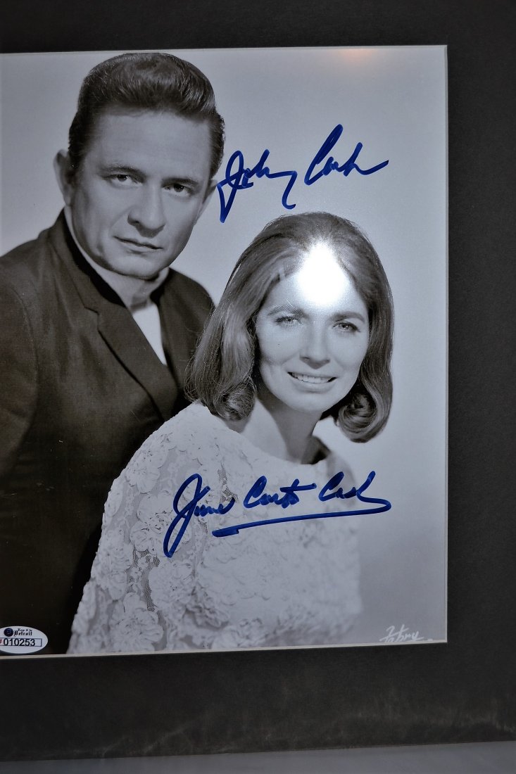 Johnny Cash and June Carter Cash Sign Photo , Cash Phot (1 of 4)