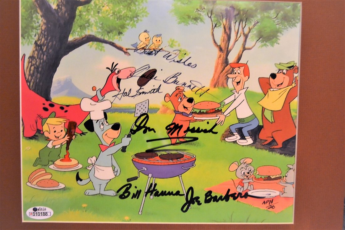 Yogi Bear hanna barbera Sign Cel. Yogi Bear Autograph (1 of 5)