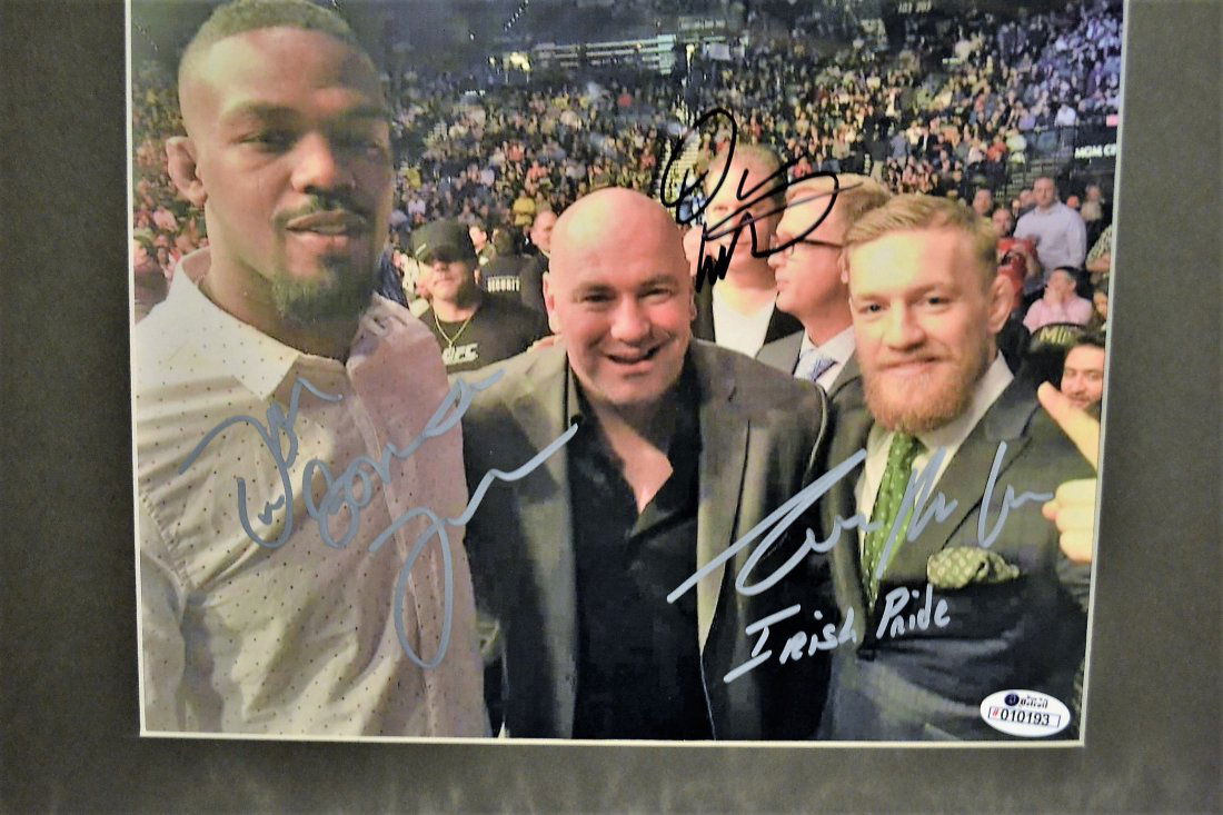 UFC Autograph Photo Dana White,  Conor Mcgregor , Jones (1 of 4)