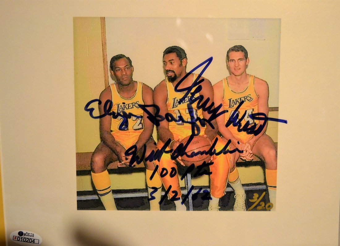Los Angelas Lakers Autograph Wilt Chamberlin , Lakers S (1 of 4)