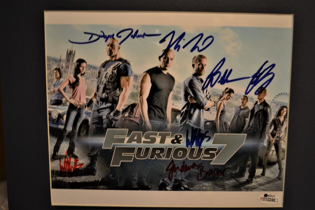 Fast and Furious 7 Autograph Photo, Paul Walker Sign (1 of 3)